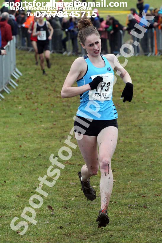 Senior womens Northern Cross Country Champs., Camp Hill Estate, Kirklington.  Photo: David T. Hewitson/Sports for All Pics